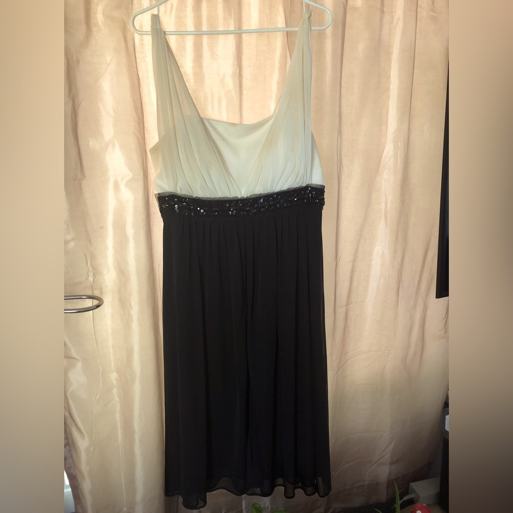 Jessica Howard  Black and Cream Dress